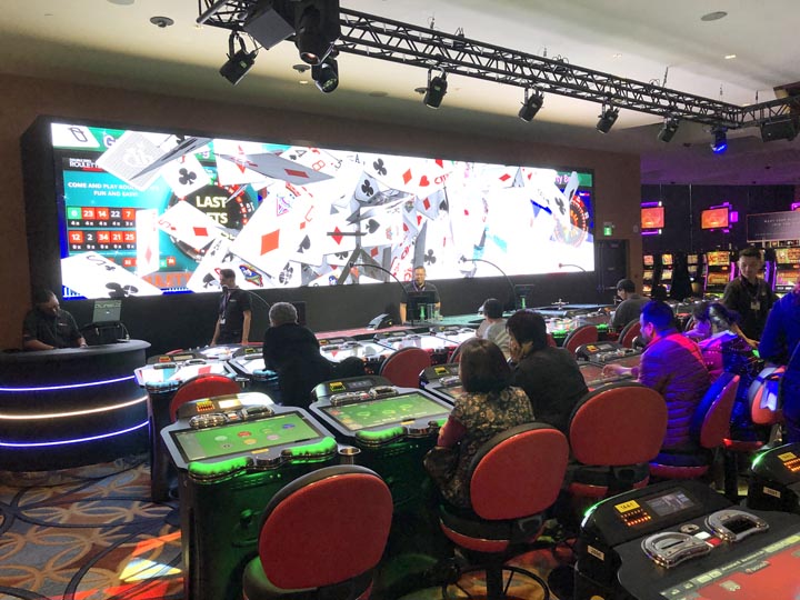 Grand Arena Electronic Table Games at Grand Villa Casino